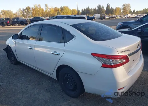 2013 Nissan Sentra Sv из США, поврежденный, VIN 3N1AB7AP6DL613559